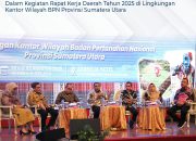 Pemaparan Kinerja Kantor Wilayah BPN Provinsi Sumatera Utara Dalam Kegiatan Rapat Kerja Daerah Tahun 2025