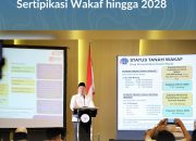 Jadi Pembicara di Rakernas BWI, Menteri Nusron Tegaskan Target Sertipikasi Wakaf Hingga 2028