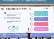 Mentri Nusron Bicarakan Pentingnya Akurasi Peta Di HUT Ke 53 Ikatan Surveyor Indonesia