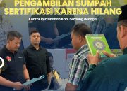 Kantor BPN Serdang Bedagai Gelar Pengambilan Sumpah/Janji Layanan Sertipikat Pengganti Yang Hilang