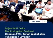 Ditjen PHPT Gelar Monitoring Dan Evaluasi Capaian PTSL Tanah Wakaf Dan Tunggakan Layanan Pertanahan 2024