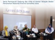 Monitoring Dan Evaluasi Layanan Umum Sarana Dan Prasarana Serta Peninjauan Gedung Pengolaan Arsip Kanwil BPN Sumatera Utara.