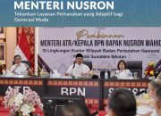 Pembinaan Di Kanwil BPN Provinsi Sumsel Mentri Nusron Tekankan Layanan Pertanahan Yang Adaptif Bagi Generasi Muda