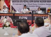 Pembinaan di Kanwil BPN Provinsi Sumsel, Menteri Nusron Tekankan Layanan Pertanahan yang Adaptif bagi Generasi Muda