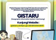 Cek Hak Membangun Mu Melalui RTR, RDTR Online Untuk Penyebarluasan Informasi Penataan Ruang Tingkat Nasional Provinsi Dan Kabupaten/Kota melalui GISTARU
