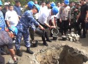Gubsu Dan Pangdam I/BB Melakukan Peletakan Batu Pertama Pembangunan Gerai Pergudangan Di Wonosari Tamora