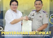 Penyerahan Sertipikat Aset Kementerian Pekerjaan Umum dan Perumahan Rakyat Wilayah Kabupaten Serdang Bedagai