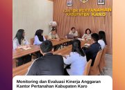 Kantor Pertanahan Kabupaten Karo menggelar Rapat Monitoring dan Evaluasi (Monev) Kinerja Anggaran Tahun 2025   
