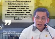 Kepala Biro Hubungan Masyarakat Protokol Kementerian ATR/BPN Harison Mocodompis : Komunikasi itu Penting Interaksi Yang Dibutuhkan Untuk Berbagi Informasi Harus Betul-Betul Baik, 