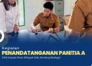 Penandatanganan Panitia A Oleh Kepala Desa Wilayah Kabupaten Serdang Bedagai 