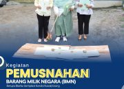 Pemusnahan Barang Milik Negara Berupa Barang Persediaan Blanko Sertipikat Yang Telah Rusak