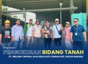 Pengukuran Bidang Tanah PT. Welling Tapioka Jaya Desa Kota Tengah Dolok Masihul