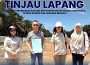 Tinjau lapangan Kegiatan Pertimbangan Teknis Persetujuan Kesesuaian Kegiatan Pemanfaatan Untuk Kegiatan Berusaha di Desa Sipispis