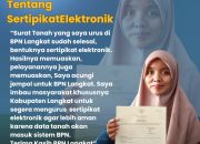 Masyarakat Apresiasi Pelayanan Kantor Pertanahan Kabupaten Langkat: “Sertipikat Elektroniknya Memuaskan!”