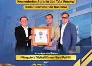 Kementerian ATR/BPN Raih Apresiasi Dalam Mengelola Digital Komunikasi Publik Dari Government Public Relations Institute.