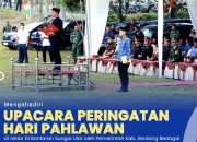 Kantor Pertanahan Kabupaten Serdang Bedagai Ikuti Upacara Peringatan Hari Pahlawan Nasional di Bantaran Sungai Ular
