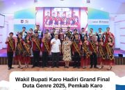 Wakil Bupati Karo Hadiri Grand Final Duta Genre 2025, Pemkab Karo Dorong Remaja Jadi Agen Perubahan