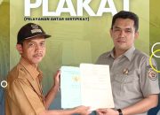 Kantor Pertanahan Kabupaten Serdang Bedagai Melaksanakan Kegiatan “PLAKAT” Kepada Ibu Karmiani di Desa Suka Sari