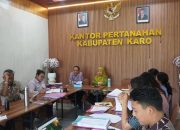 Dorong Percepatan Layanan, BPN Karo Lakukan Rapat Pembahasan Program Kerja