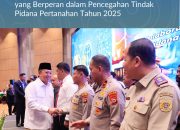 Menteri Nusron Berikan Penghargaan Kepada 74 Pihak Yang Berperan Dalam Pencegahan Tindak Pidana Pertanahan Tahun 2025
