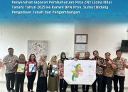 Kantor Pertanahan Kota Binjai Serahkan Laporan Resmi Pembaharuan Peta ZNT Ke Kantor Wilayah BPN Provinsi Sumatera Utara.