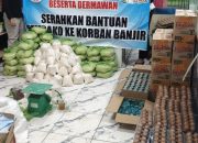 KNCI Salurkan 110 Paket Sembako dan 120 Makanan Siap Saji Untuk Warga Terdampak Banjir di Hamparan Perak