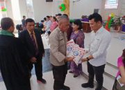 Polsek Tanjung Morawa Laksanakan Minggu Kasih, Salurkan Sembako Warga Terdampak Banjir
