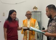 Pengambilan Sumpah/Janji Layanan Sertipikat Pengganti Karena Hilang Kepada Ibu Linda Desa Kota Pari