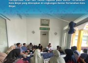 Pengajian Rutin Bulanan di Kantor Pertanahan Kota Binjai Sebagai Bagian Dari Pembinaan Rohani Dan Peningkatan Keimanan Pegawai.