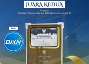 Kementerian ATR/BPN Meraih Juara Kedua Pada Anugerah Reksa Bandha Oleh DJKN Kementerian Keuangan Dengan Kategori Kualitas Pelaporan Barang Milik Negara Kelompok III.