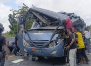 Kecelakaan Bus TNI AL Bawa 12 Prajurit di Tol Belmera 1 Orang Tewas 11 Luka-Luka 