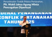 Hadir Dalam Rakor Pencegahan dan Penyelesaian Tindak Pidana Pertanahan, Plt. Wakil Jaksa Agung Minta Pencegahan Diperkuat