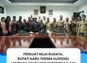 Perkuat Nilai Budaya, Bupati Karo Terima Audiensi Lembaga Adat Karo Indonesia.
