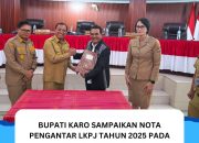 Bupati Karo Sampaikan Nota Pengantar LKPJ Tahun 2025 pada Rapat Paripurna DPRD
