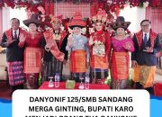Danyonif 125/SMB Sandang Merga Ginting, Bupati Karo Menjadi Orang Tua Danyonif 125/SMB.  ‎
