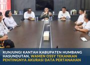 Kunjungi Kantah Kabupaten Humbang Hasundutan, Wamen Ossy Tekankan Pentingnya Akurasi Data Pertanahan