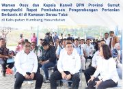 Dorong Pertanian Berbasis AI, Wamen ATR/BPN Hadiri Rapat Pengembangan di Kawasan Danau Toba