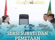 Seksi Survei Dan Pemetaan Mengadakan Rapat Evaluasi Kinerja Sebagai Upaya Meningkatkan Kualitas Pelaksanaan Tugas Dan Pelayanan.