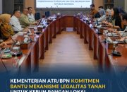 Kementerian ATR/BPN Komitmen Bantu Mekanisme Legalitas Tanah Untuk Kebun Pangan Lokal Perempuan