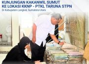 Kakanwil BPN Provinsi Sumatera Utara Kunjungan Kerja Ke Lokasi Tim KKNP-PTKL Taruna STPN