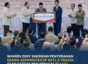 Wamen Ossy Saksikan Penyerahan Denda Administratif Rp11,4 Triliun Oleh Satgas PKH Sebagai Wujud Penyelamatan Kekayaan Negara