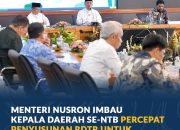 Menteri ATR/Kepala BPN, Nusron Wahid, Tegaskan RDTR Jadi Kunci Penting Membuka Peluang Investasi Dan Mempermudah Perizinan Melalui KKPR.