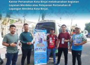 Dekat Dengan Masyarakat, Kantor Pertanahan Kota Binjai Gelar Layanan Merdeka di Lapangan Merdeka Kota Binjai