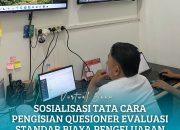 Kantor Pertanahan Kabupaten Serdang Bedagai Mengikuti Kegiatan Sosialisasi Tata Cara Pengisian Kuesioner Evaluasi Standar Biaya Pengeluaran 