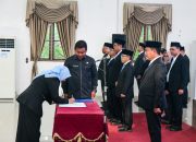 Wabup Lom Lom Suwondo SS Lantik 120 ASN Di Lingkungan Pemkab Deliserdang