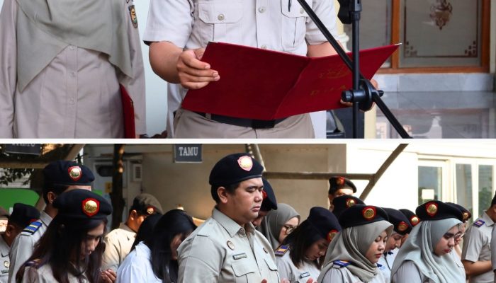 Apel Pagi Rutin Diikuti Seluruh Jajaran Pegawai Kantor Wilayah Badan Pertanahan Nasional Provinsi Sumatera Utara.