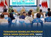 Tawarkan Sembilan Program Kerja Sama Dengan KPK, Sahli ATR/BPN Ungkap Keuntungan Bagi Pemerintah Daerah Se-Sulut