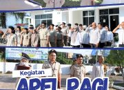 Apel Pagi Kantor Pertanahan Kabupaten Serdang Bedagai Tertib Dan Penuh Semangat, Dipimpin Oleh Pembina Andina Sari.