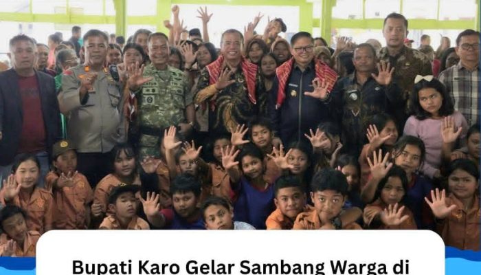 Bupati Karo Gelar Sambang Warga di Kecamatan Barusjahe, Perkuat Dialog Dan Pelayanan Kepada Masyarakat