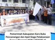 Pemerintah Kabupaten Karo Buka Pencanangan dan Apel Siaga Pelaksanaan Sensus Ekonomi 2026 di Berastagi